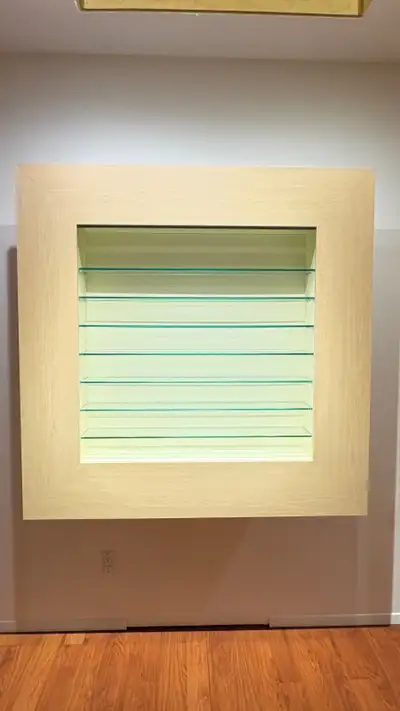 Premium Heavy Glass Shelves x6 – Thick Glass Display Shelves, View more