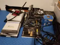 Computer parts - Motherboard, CPU, RAM, Cooler + Fans