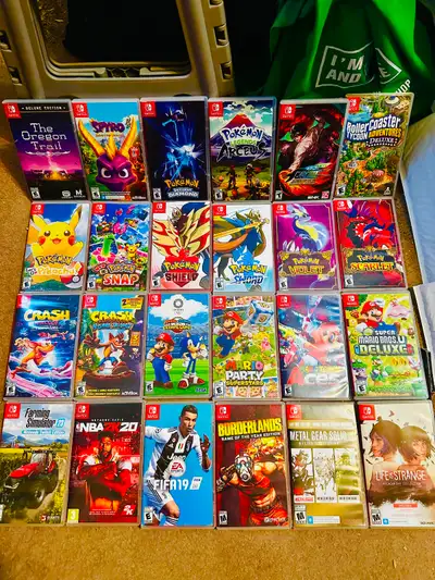 All of the games are in great working condition. Prices are Firm and beside each game. Huntington Hi...