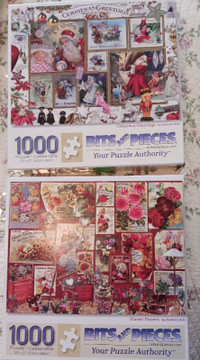 Today  3/$20 PUZZLES: 15 (1 new; 1  like new) , most are 1