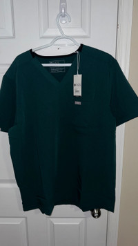 Haut d’uniforme FIGS vert Forêt  pour homme taille XL 