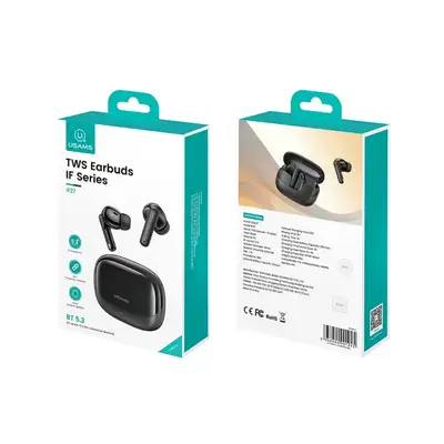 USAMS IF27 TWS Earbuds – Black, View more
