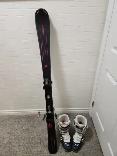 Women's 142cm Head skis & Nordica boots, View more