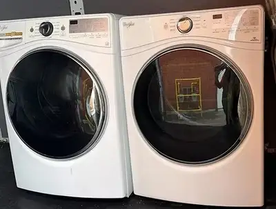 Washer Dryer Set - 27 Whirlpool - Front Load - Used, View more