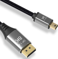 Mini DisplayPort to DisplayPort 8K Cable