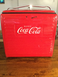 Coca Cola  glacière Antique.  Coca Cola/Antique Coca Cola cooler