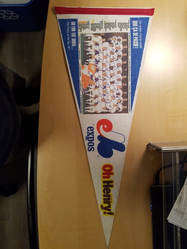 Vintage Montreal Expos Pennant in Arts & Collectibles in Victoria
