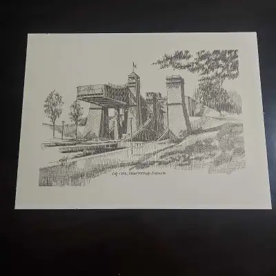 Lift Lock Peterborough Ontario Print, View more