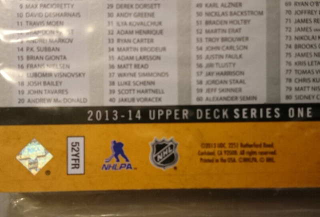 NHL 2013-14 Upper Deck Series One Hockey Card Complete set in Arts & Collectibles in Oshawa / Durham Region - Image 3