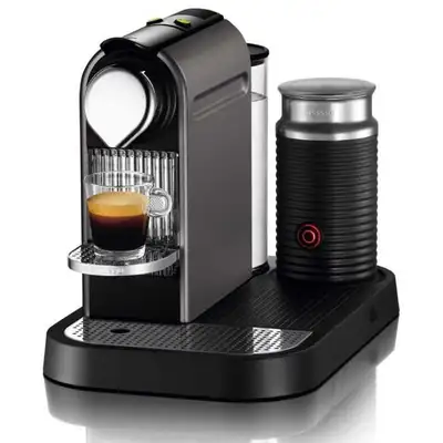 Nespresso CitiZ with Milk in Titanium, View more