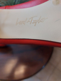 Red Lord and Taylor size 9 boots.