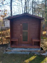 Barrel saunas pods cabins
