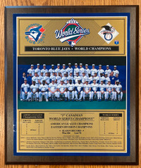 1992 Toronto Blue Jays World Series Champions Metal Team Picture