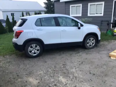 2016 chev trax good running cond.6speed standard as is 3500.00 or bo call Darren 7053804576