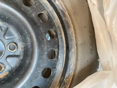From a Ford Escape but see rim bolt pattern info in 1st pic. 4 tires and rims. Tire shop said they s...