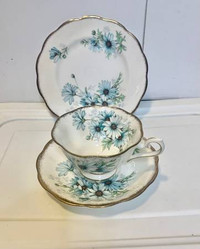 Royal Albert Marguerite Tea Cup and Saucer Set Bone China Englan