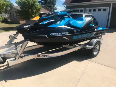 2017 Seadoo GTR 230 ,62hrs, three seater with IBR ,new battery.2018 Seadoo Spark 3up 900HO, 46hrs,al...