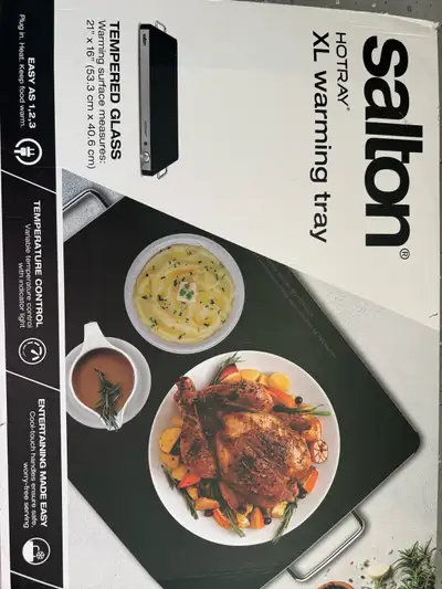 SALTON -XL WARMING TRAY , View more