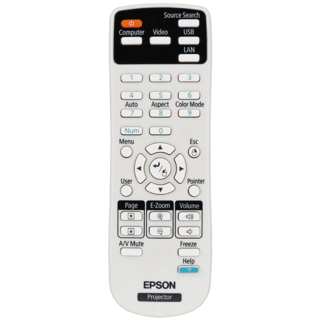 Remote Control  Epson  154720000  for Projector in General Electronics in Mississauga / Peel Region