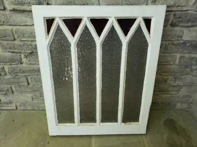 Vintage Stained Glass 20th Century Window, View more