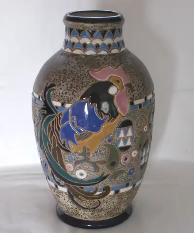 'Amphora' Art Pottery- 'Arts & Crafts' Rare Vase, 1920's, View more