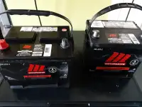 Two newer top post batteries both in perfect working order