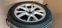 Audi A6 Michelin 245/45R18 X-ICE SNOW tires with 18" rims