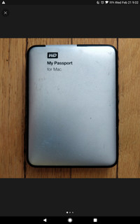 WD Portable HDD My Passport Ultra for Mac 1TB