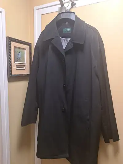 Ralph Lauren Trench Coat Water Repellent Jacket New Mens, View more
