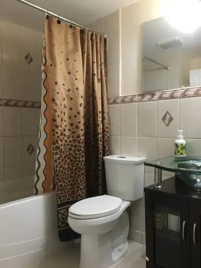 Furnished room on the upper floor of the house is available starting from July 1st for 730 dollars a...