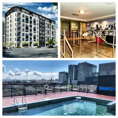 Move-In Ready Downtown Montreal Condo – With a Pool!