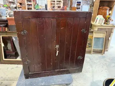 Vintage solid wood rustic cabinet , View more