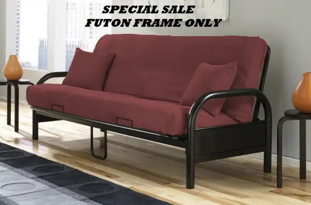 SPECIAL SALE  FOR METAL FUTON SOFA BED NO MATTRESS.