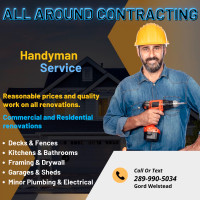 Local Handyman looking to do Renovation work for you!