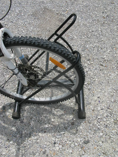 bike storage rack and bike accessories, View more