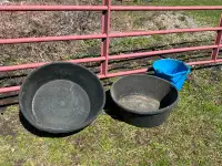 Water Tubs and Rubber and Plastic Buckets