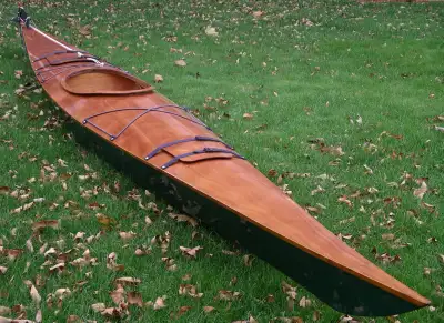 Hand made in 2003, this is a Roy Folland Sea Wolf, 17' 4" wooden kayak. It has been safely stored in...