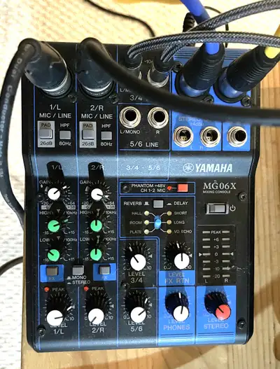 Yamaha MG06X Mixer, View more