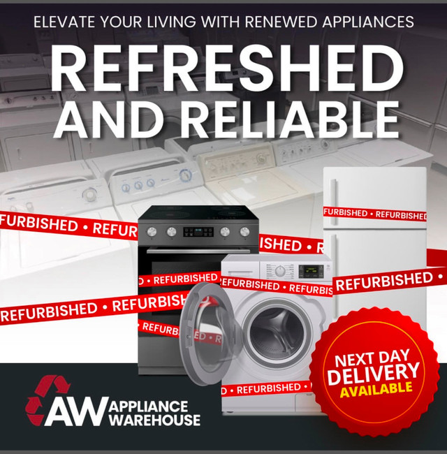 HUGE SALES EVENT ON  NEW AND REFURBISHED HOME APPLIANCES in Other in Edmonton