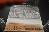 1977 Junior hockey team poster les draveurs de trois  rivieres +