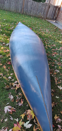 Canvas Covered Cedar Strip Canoe