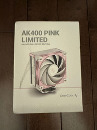 NEW: DeepCool AK400 Pink Limited CPU Air Cooler
