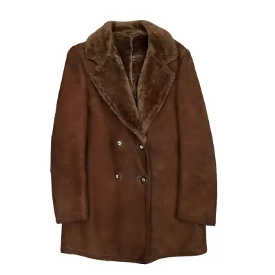Vintage 70s Sawyer Napa Shearling Coat Womens 12, View more