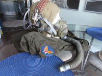 Army Air Corp Flying helmet and oxygen mask WWII  ,RCAF,RAF air