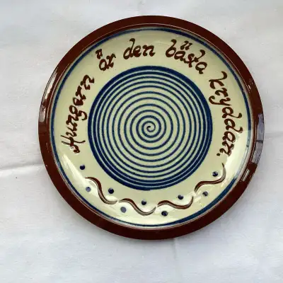 “Hungar Is The Best Spice” Plate Written in Swedish, View more