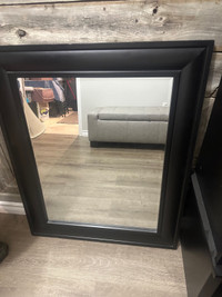 Black Framed Mirror 