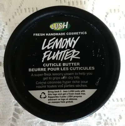 "LUSH" LEMONY FLUTTER CUTICLE BUTTER, View more