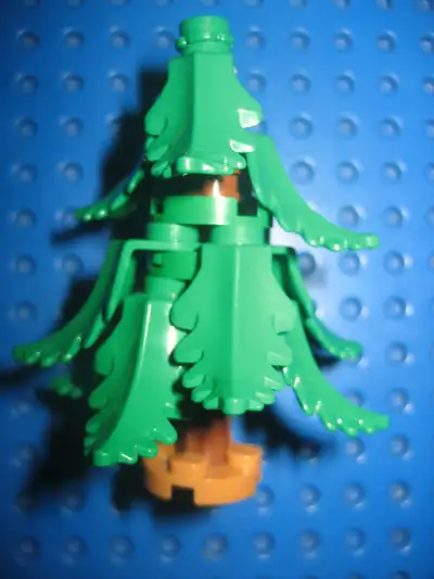 Lego Small 21 Piece Buildable Pine Tree MOC Green Fern Christmas, View more