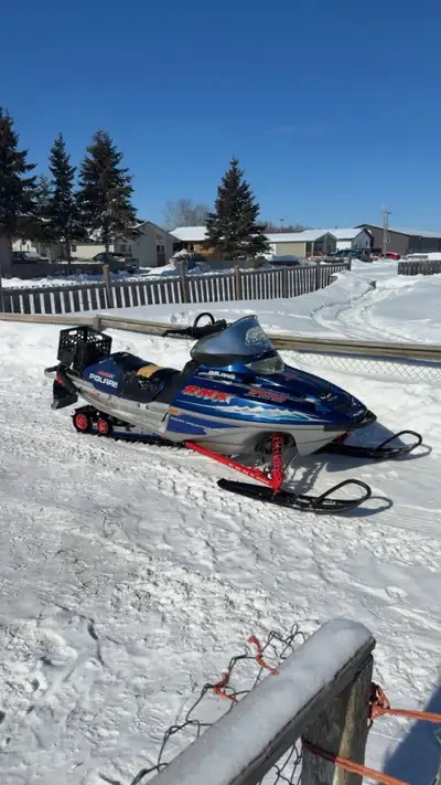 Slightly over 120 psi both sides 136 track has a mbrp, wheelies when you want it to perfect ditch ba...
