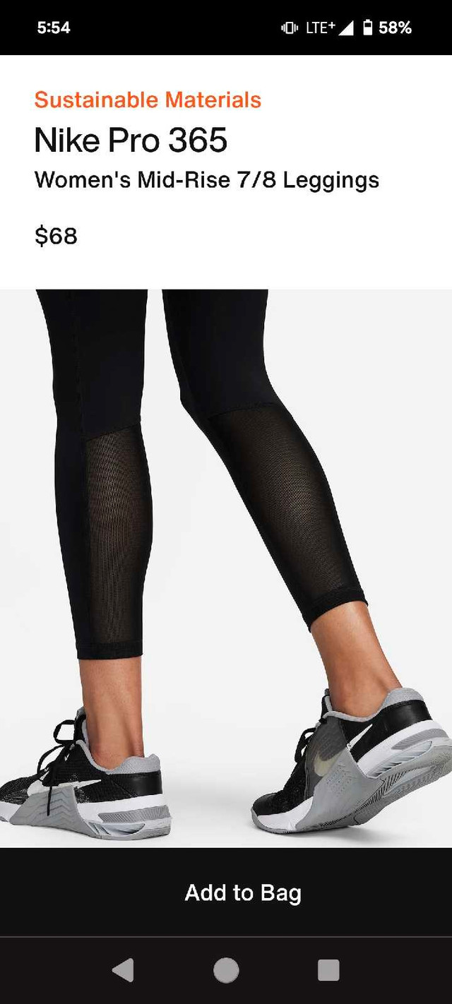 Nike Pro 365Women's Mid-Rise 7/8 Leggings in Women's - Bottoms in Kitchener / Waterloo - Image 3